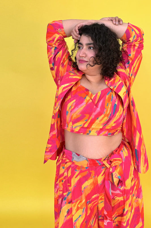 SUNSET GLOW CO-ORD SET