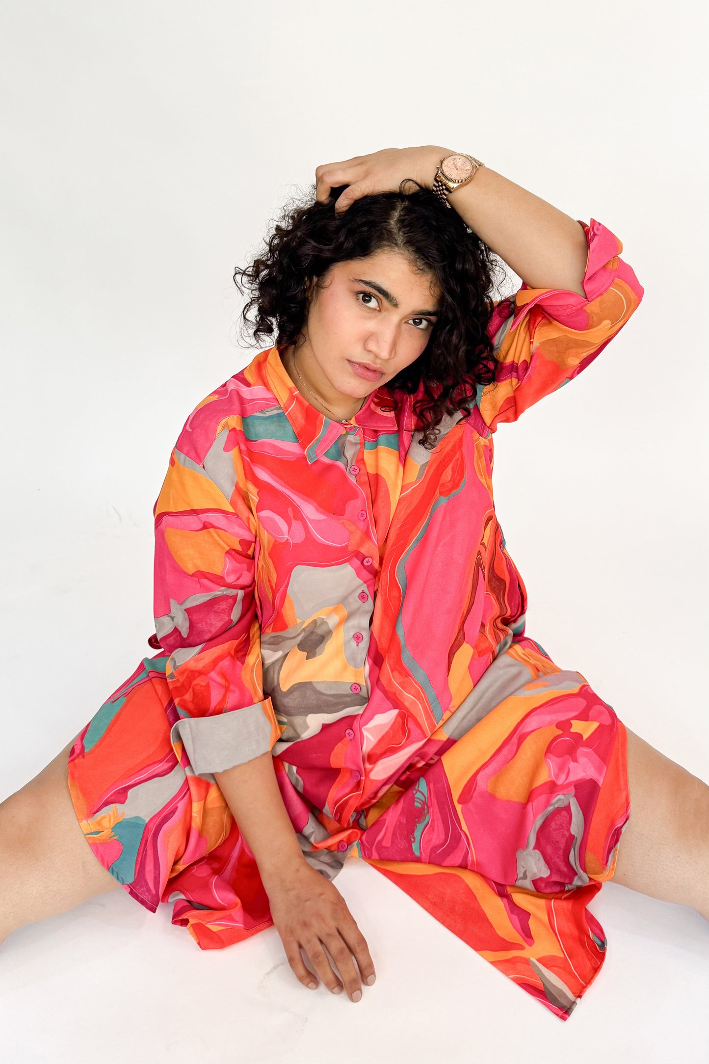 FREE SPIRIT SHIRT DRESS