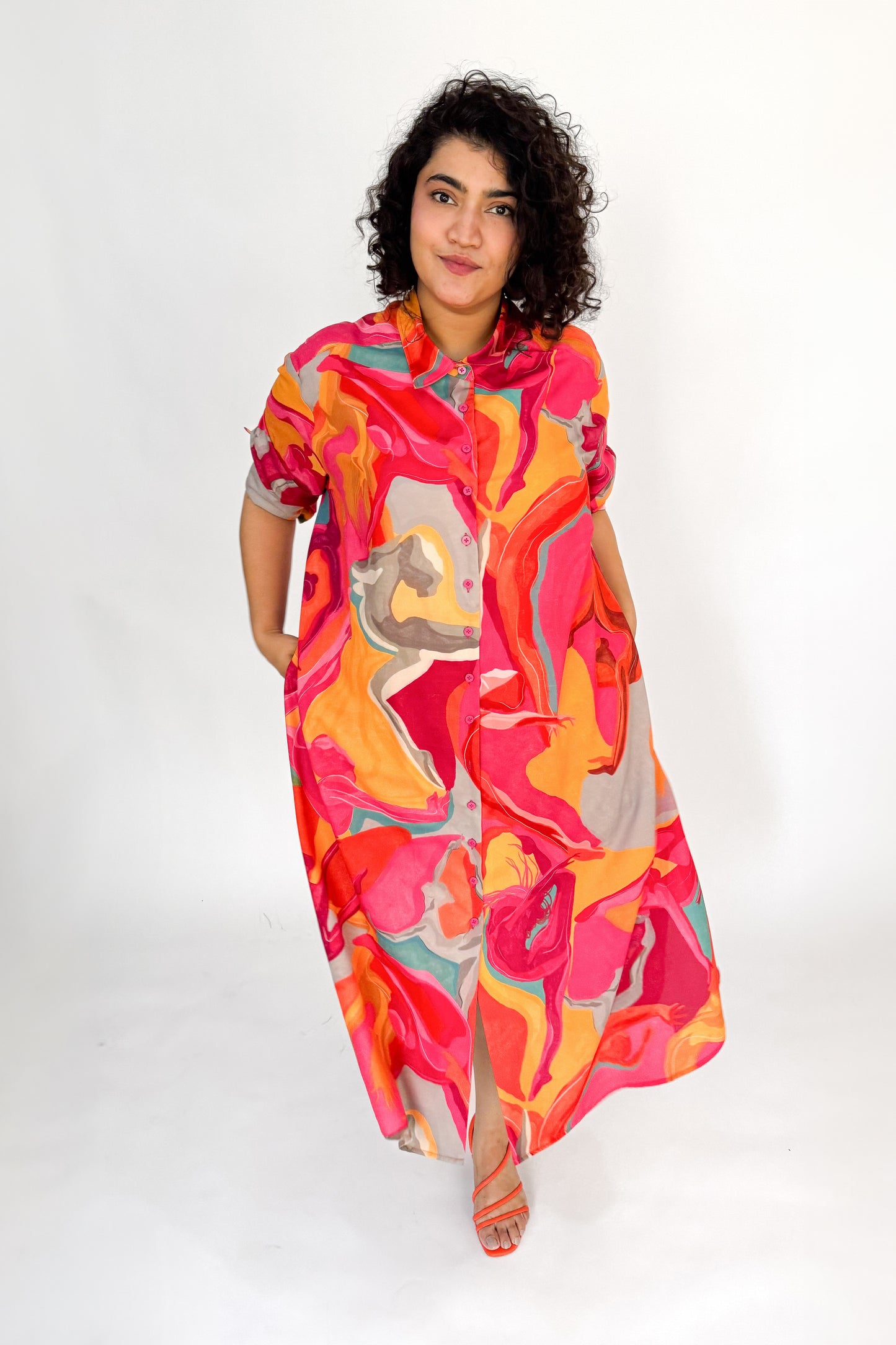 FREE SPIRIT SHIRT DRESS