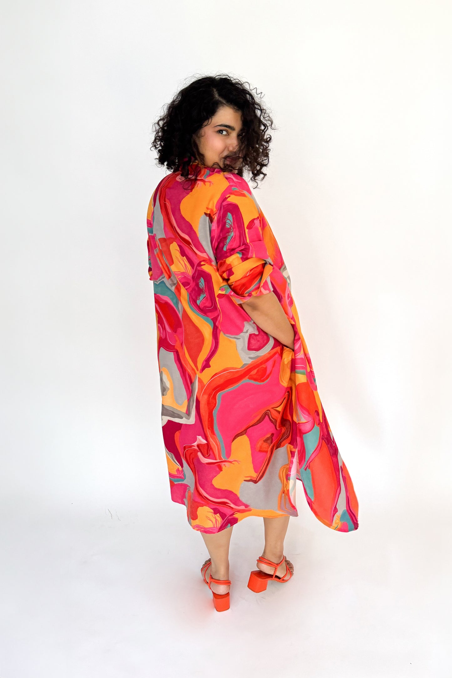 FREE SPIRIT SHIRT DRESS