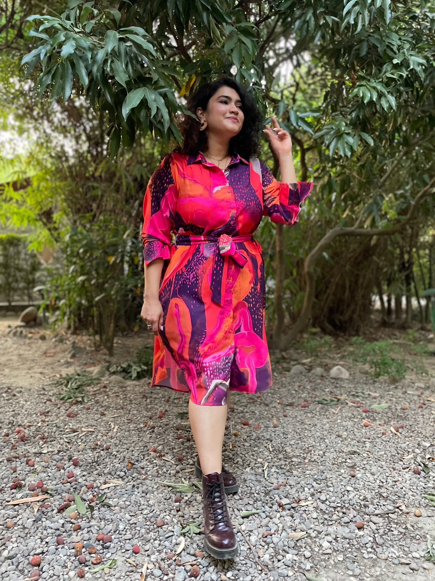 LET'S DANCE SHIRT DRESS