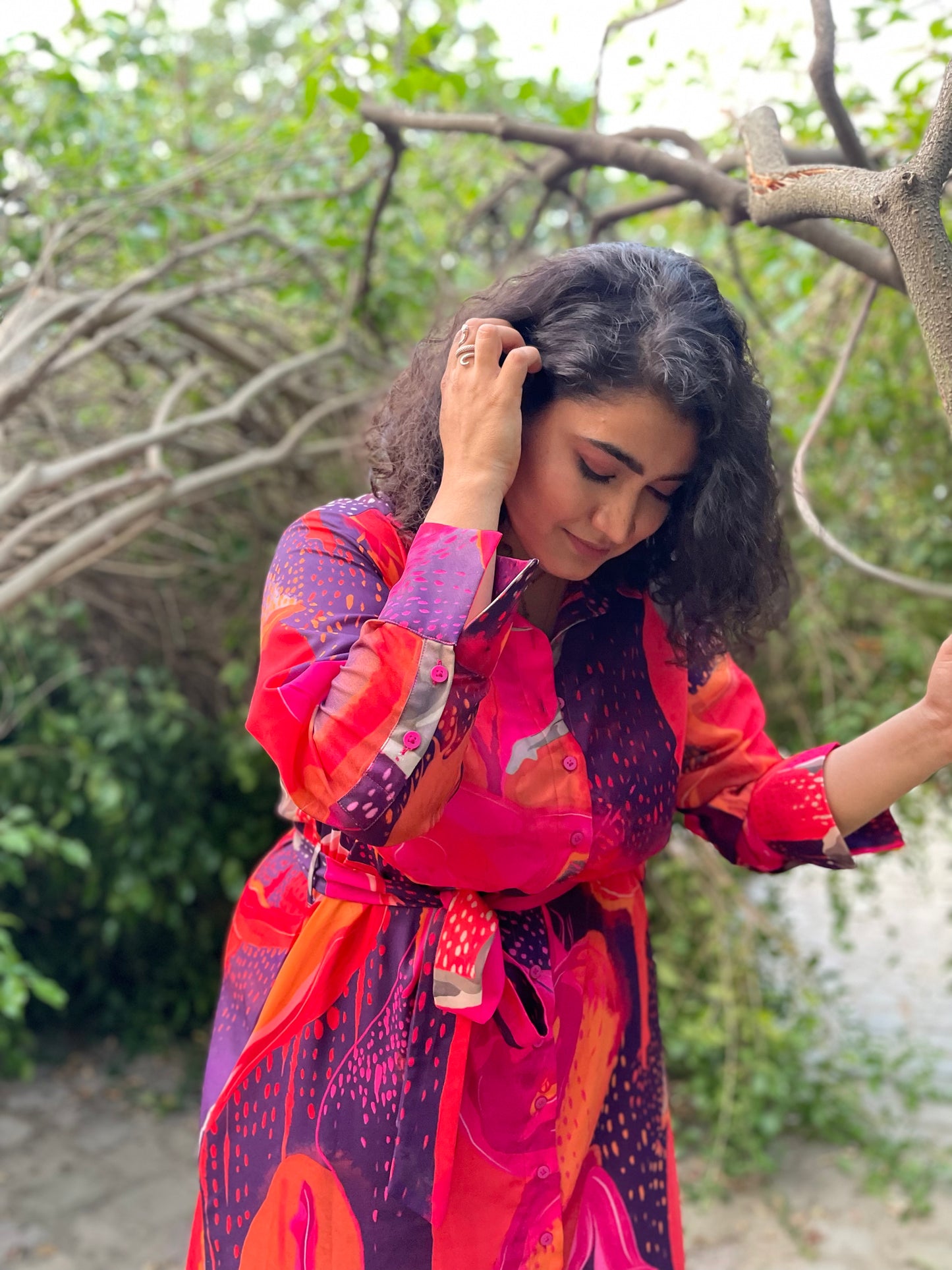 LET'S DANCE SHIRT DRESS