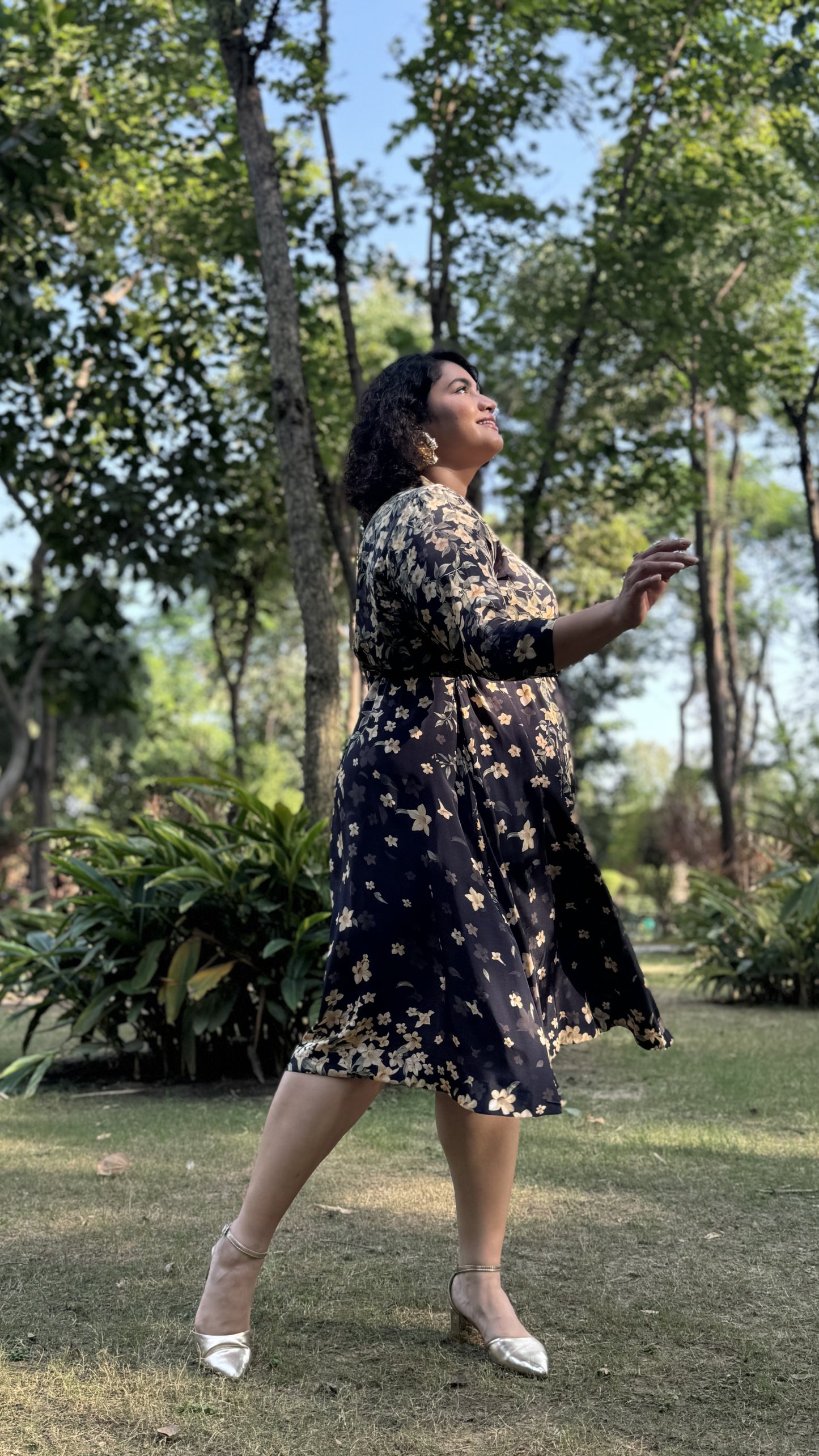 YELLOW JASMINE WRAP DRESS