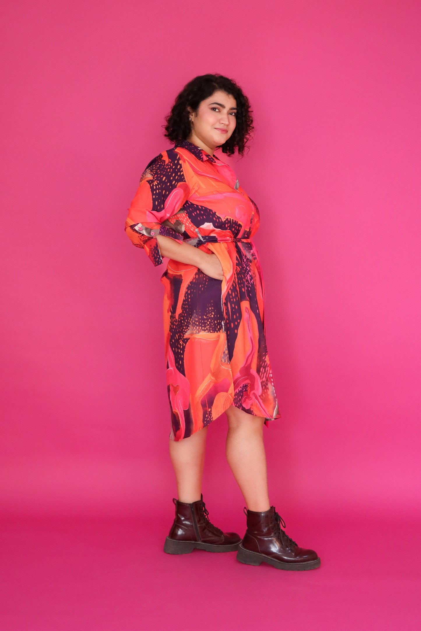 LET'S DANCE SHIRT DRESS