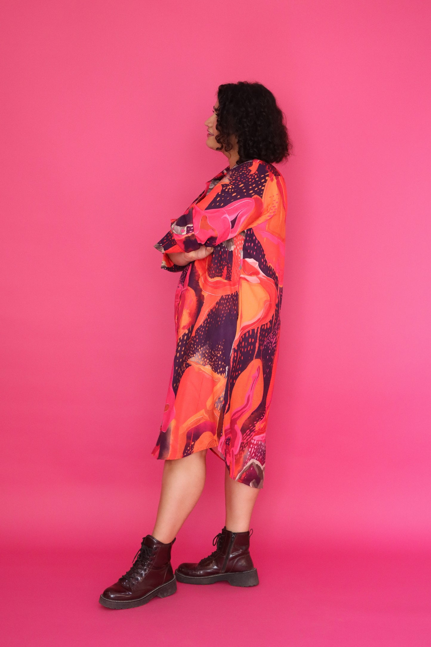 LET'S DANCE SHIRT DRESS