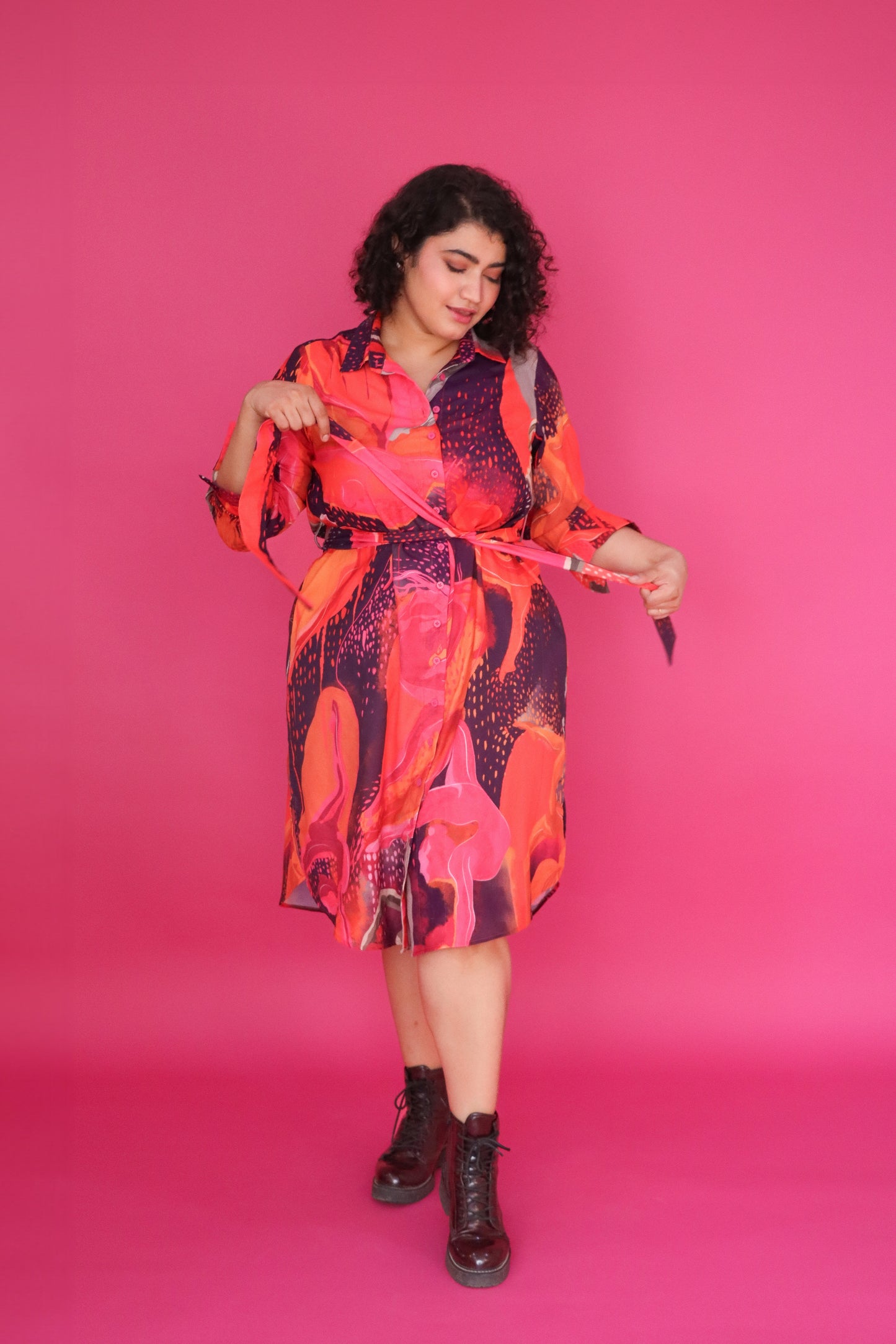 LET'S DANCE SHIRT DRESS