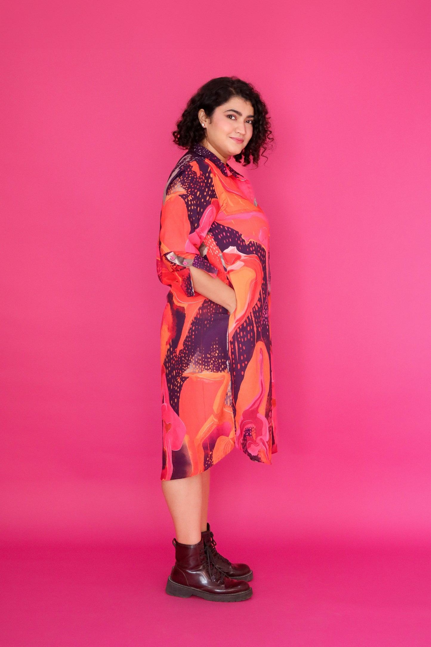 LET'S DANCE SHIRT DRESS