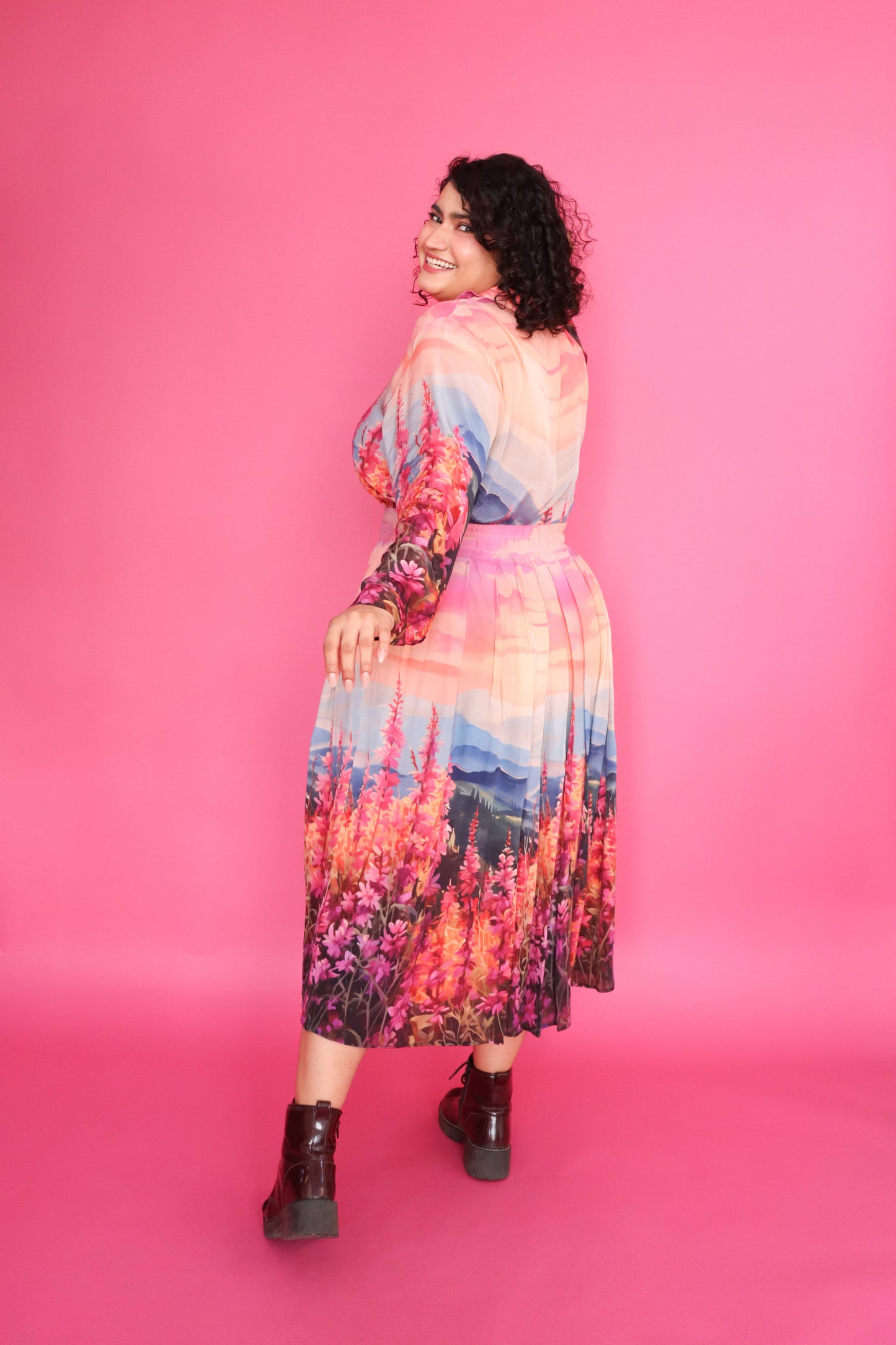 LUPINE VALLEY SKIRT & SHIRT SET