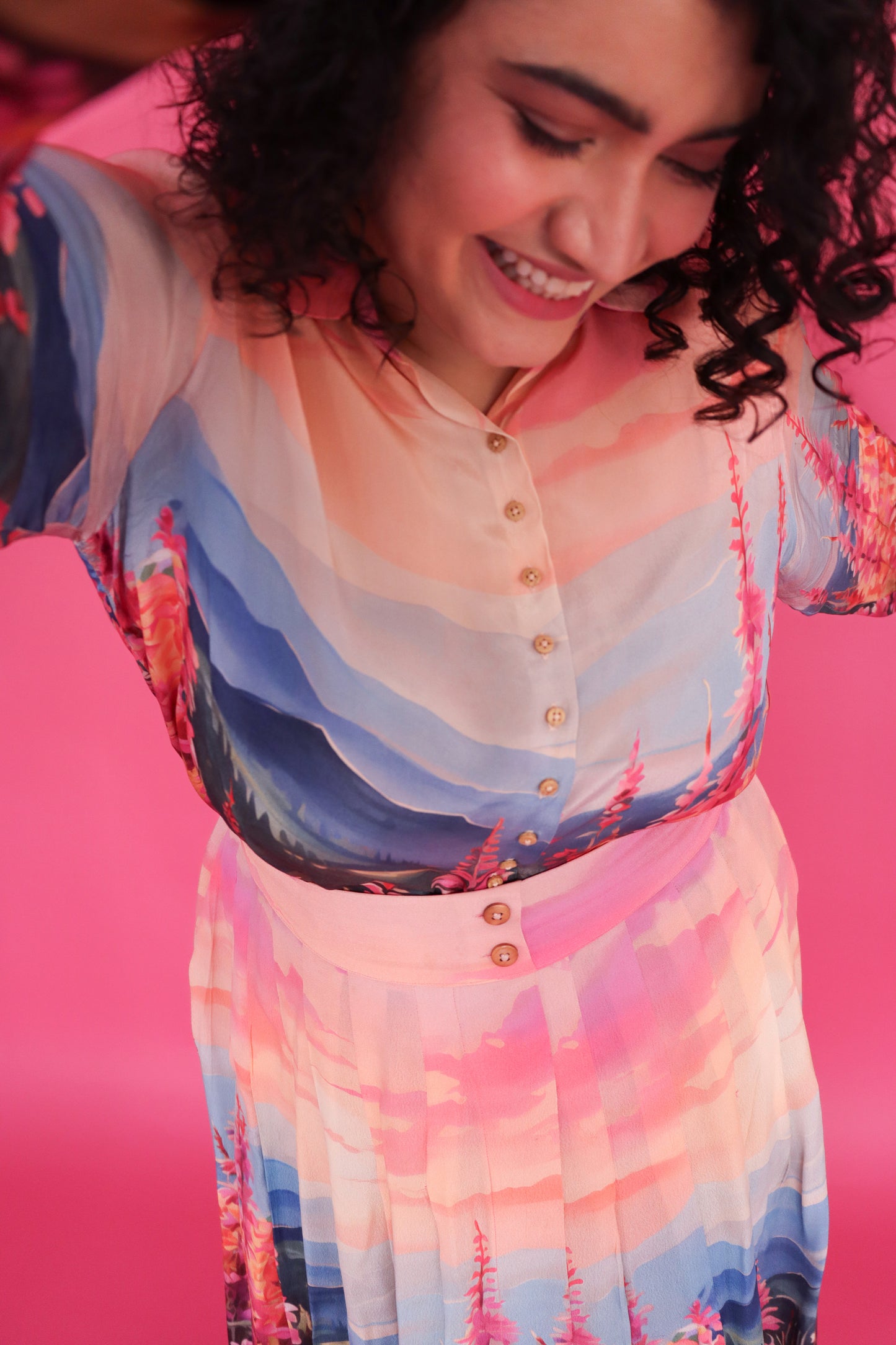 LUPINE VALLEY SKIRT & SHIRT SET