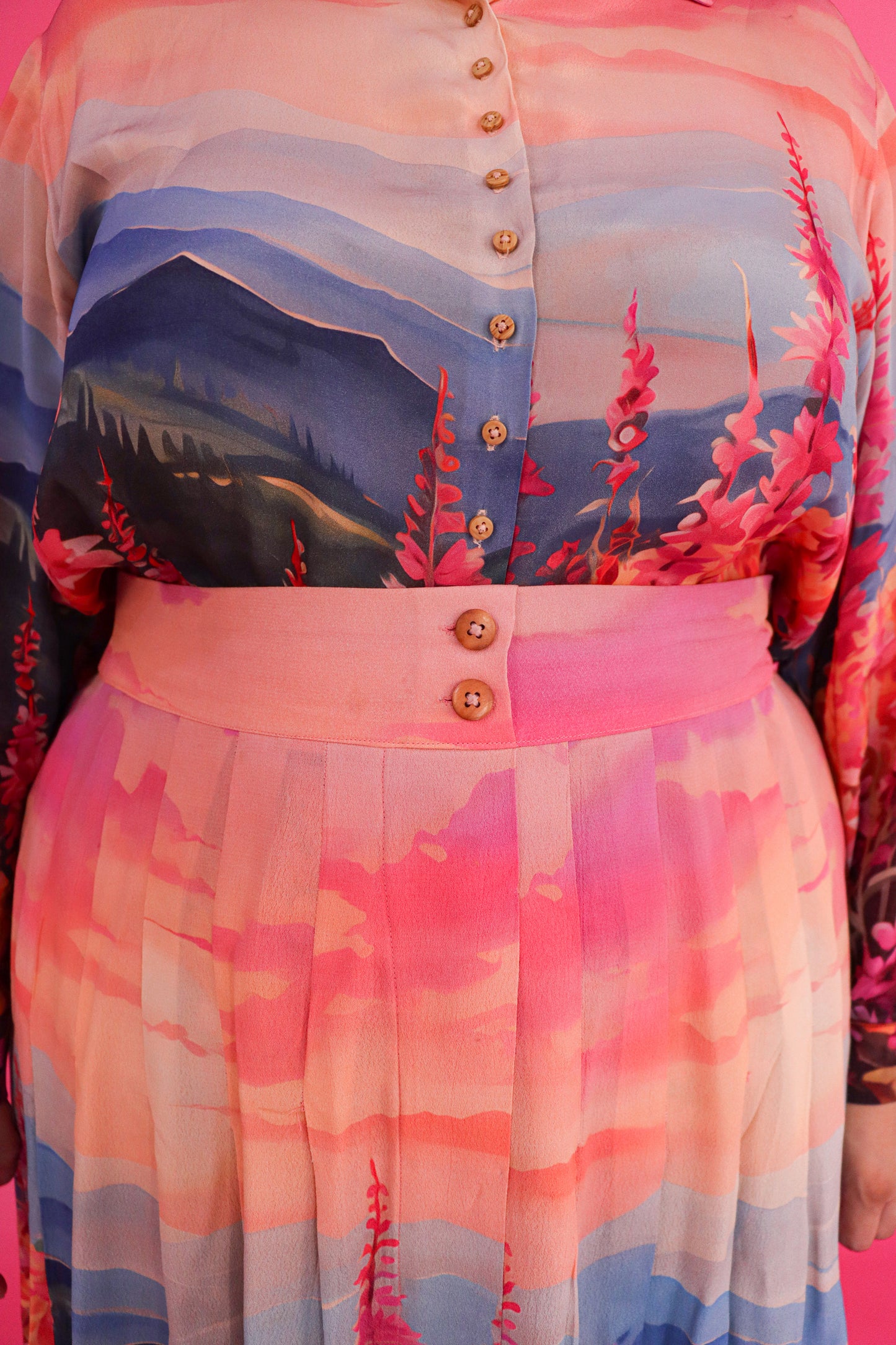 LUPINE VALLEY SKIRT & SHIRT SET