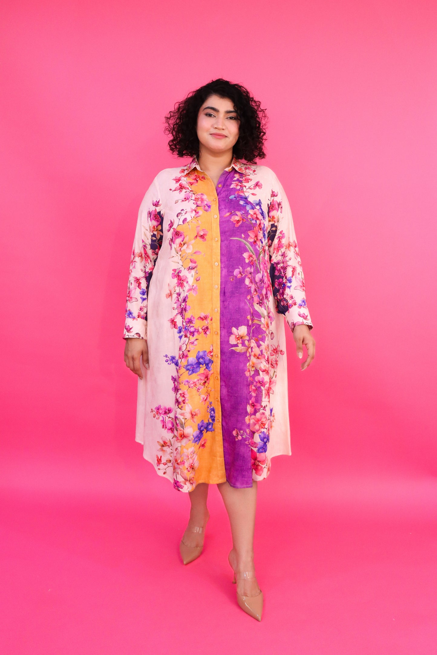 ORCHID SHIRT DRESS