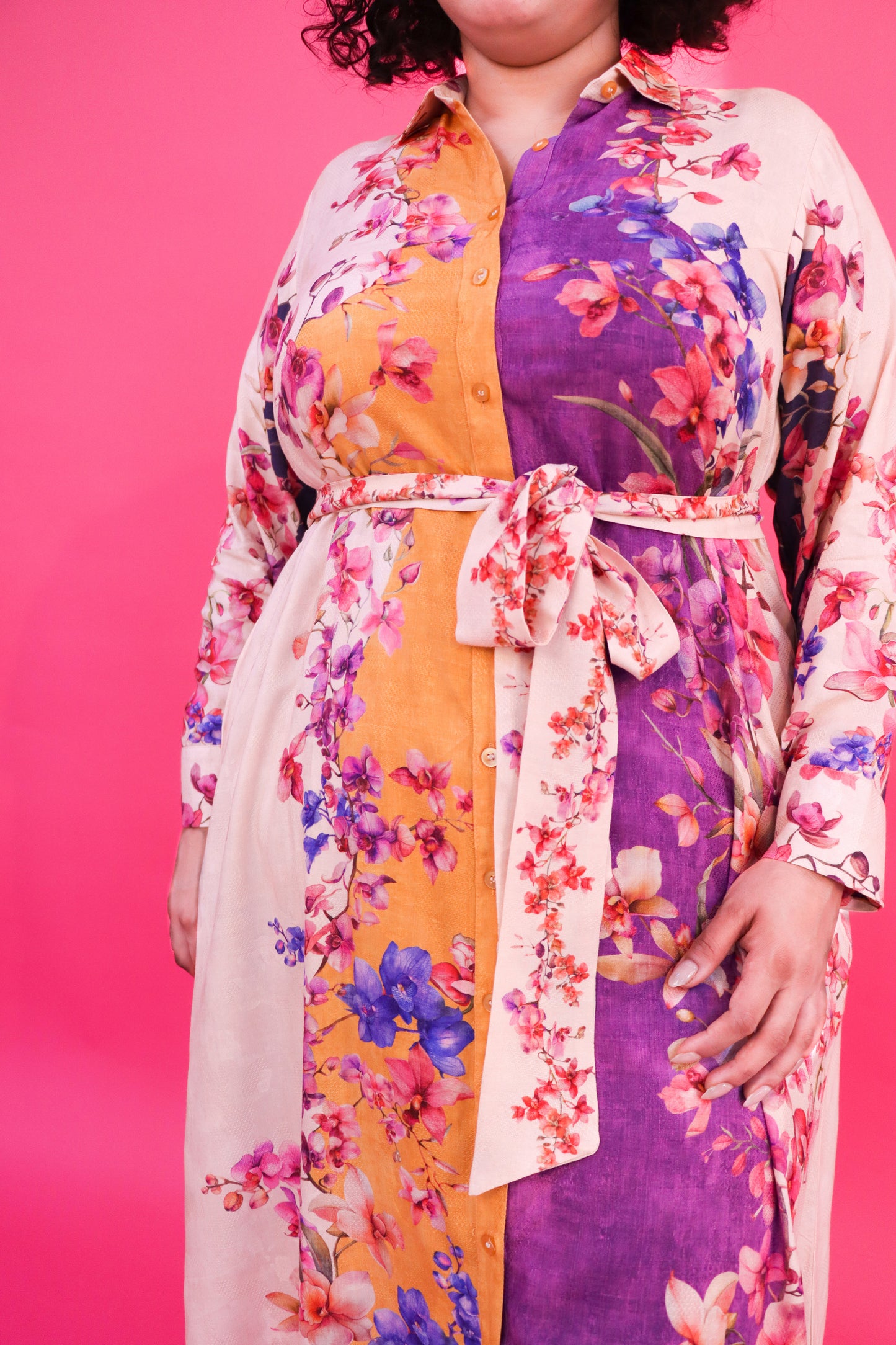 ORCHID SHIRT DRESS