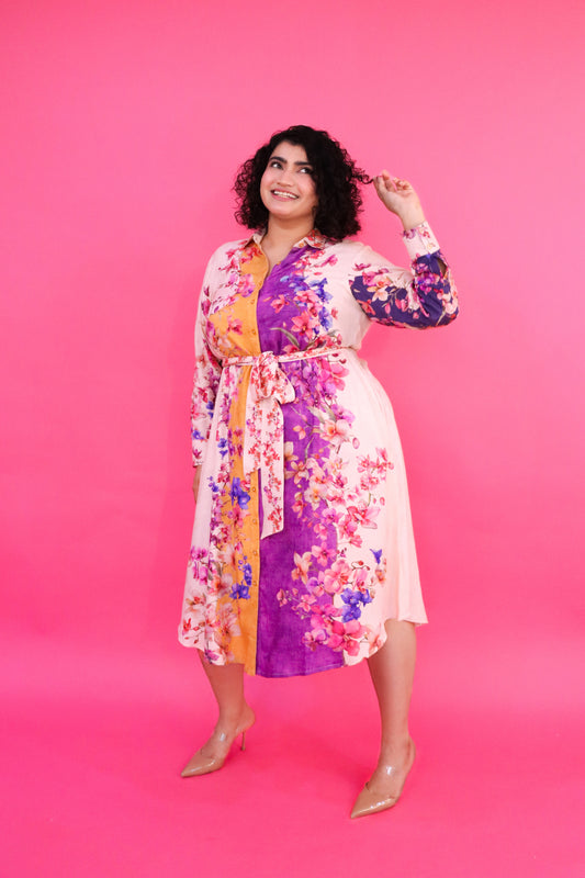 ORCHID SHIRT DRESS