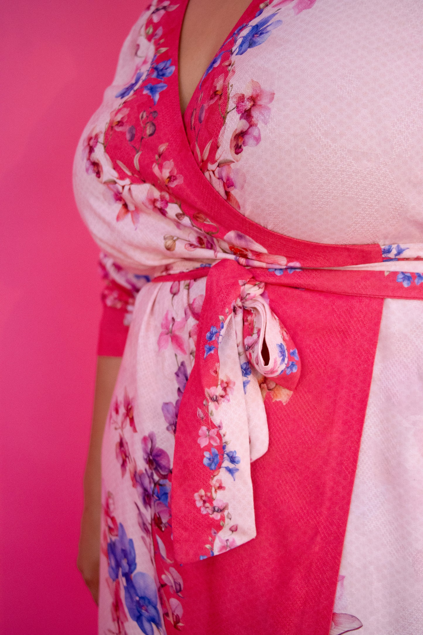 PINK ORCHID WRAP DRESS