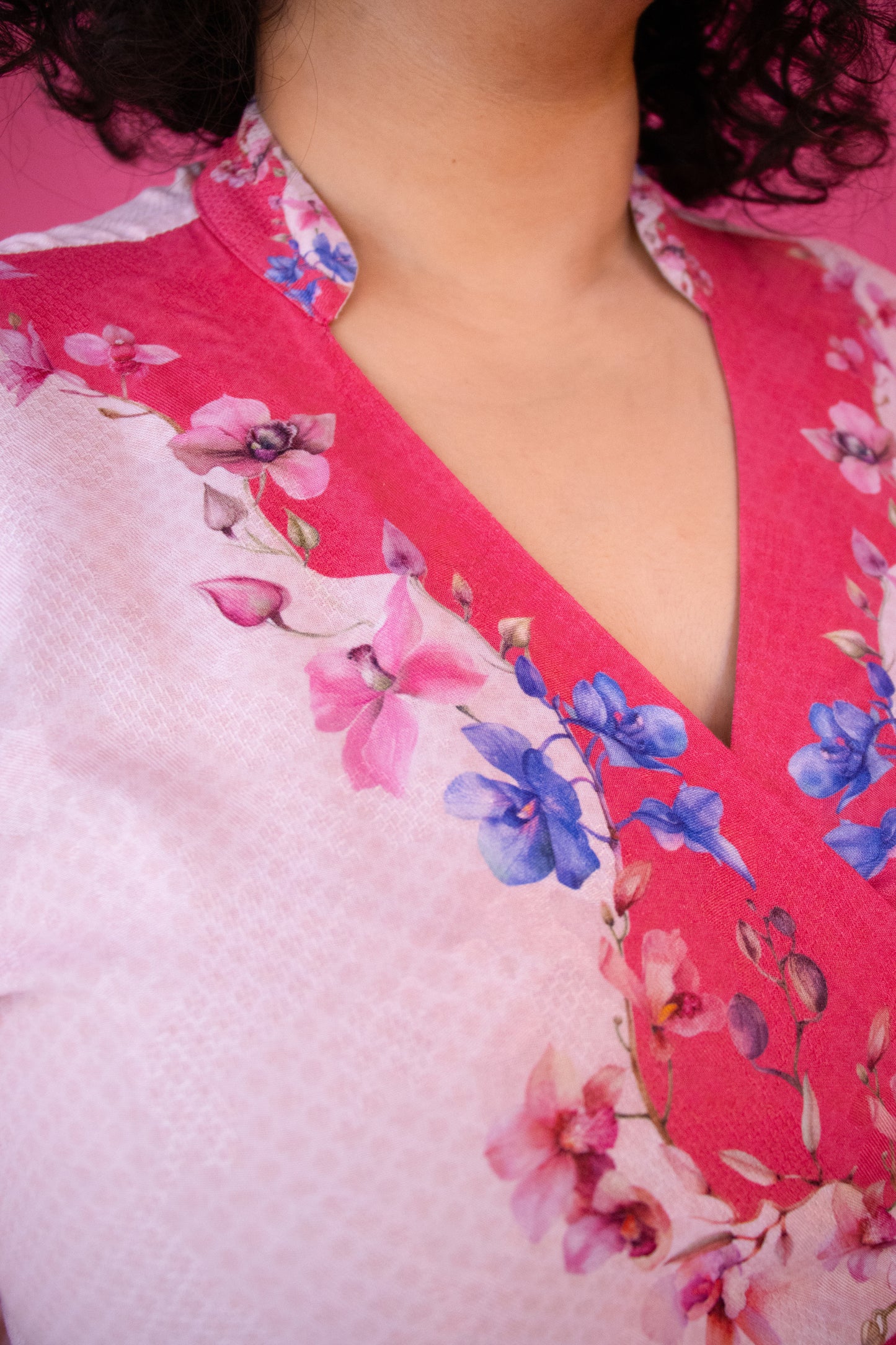 PINK ORCHID WRAP DRESS