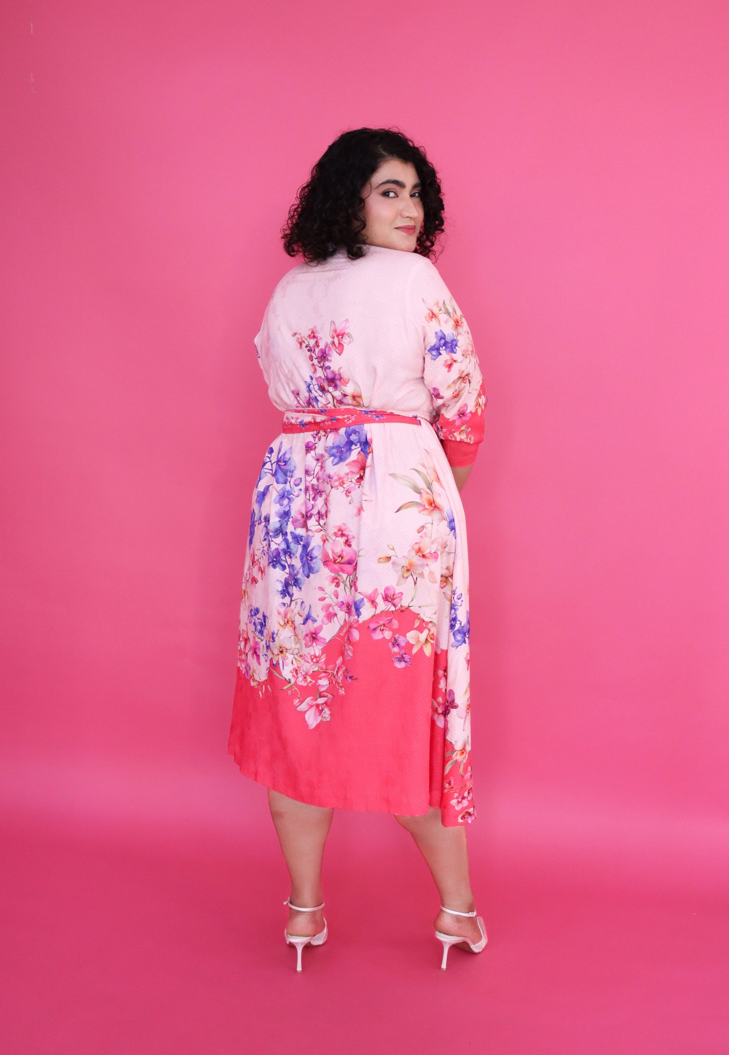 PINK ORCHID WRAP DRESS