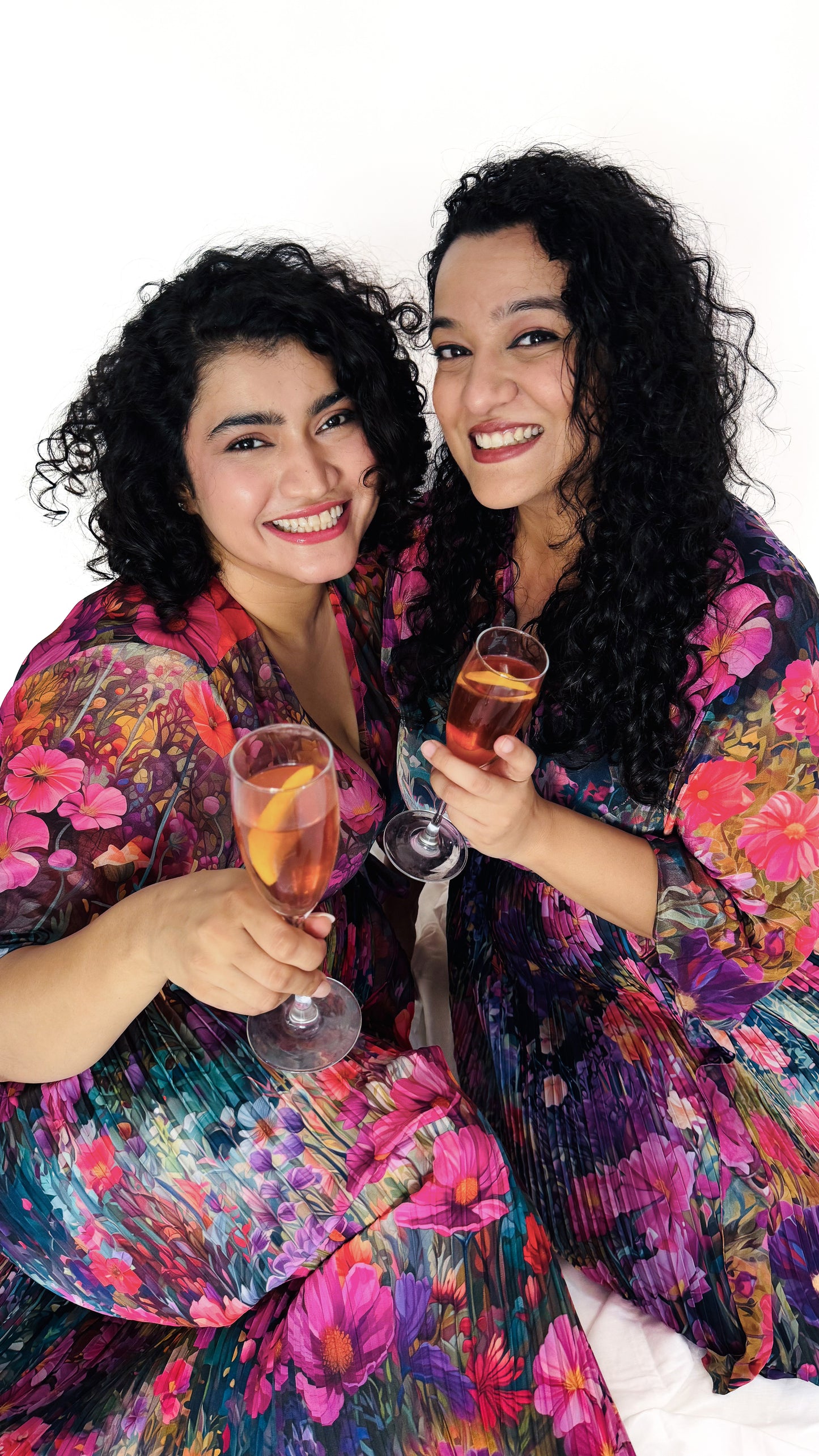 VALLEY OF FLOWER WRAP TOP & SKIRT