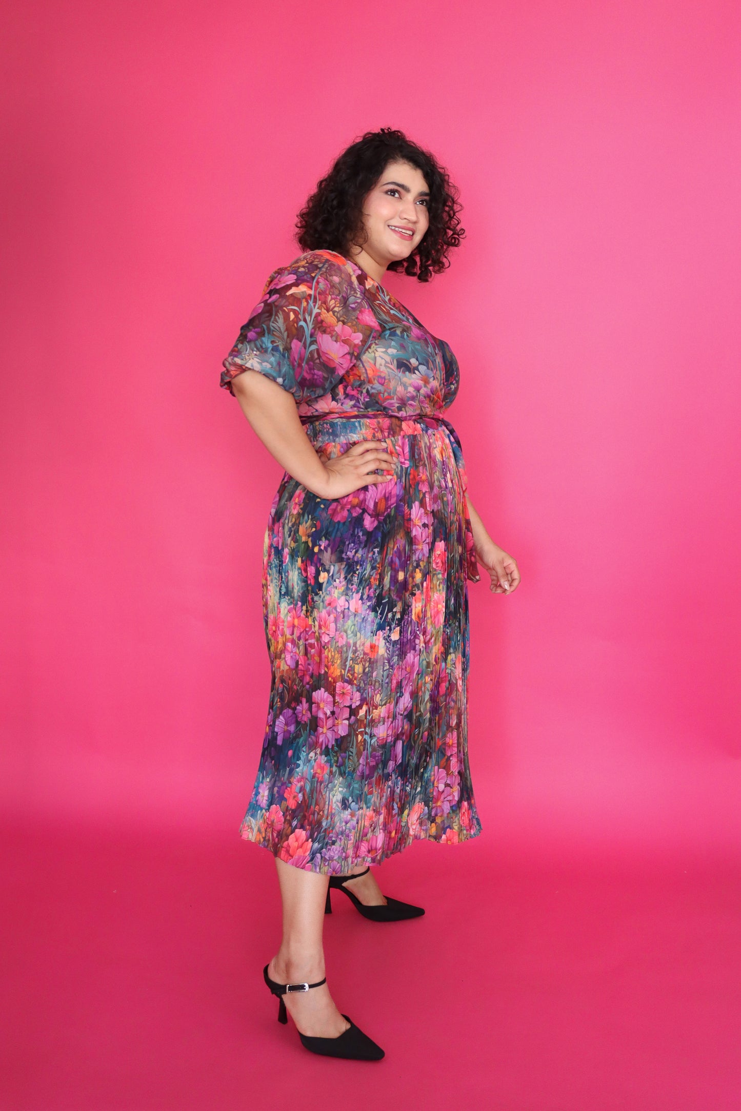 VALLEY OF FLOWER WRAP TOP & SKIRT