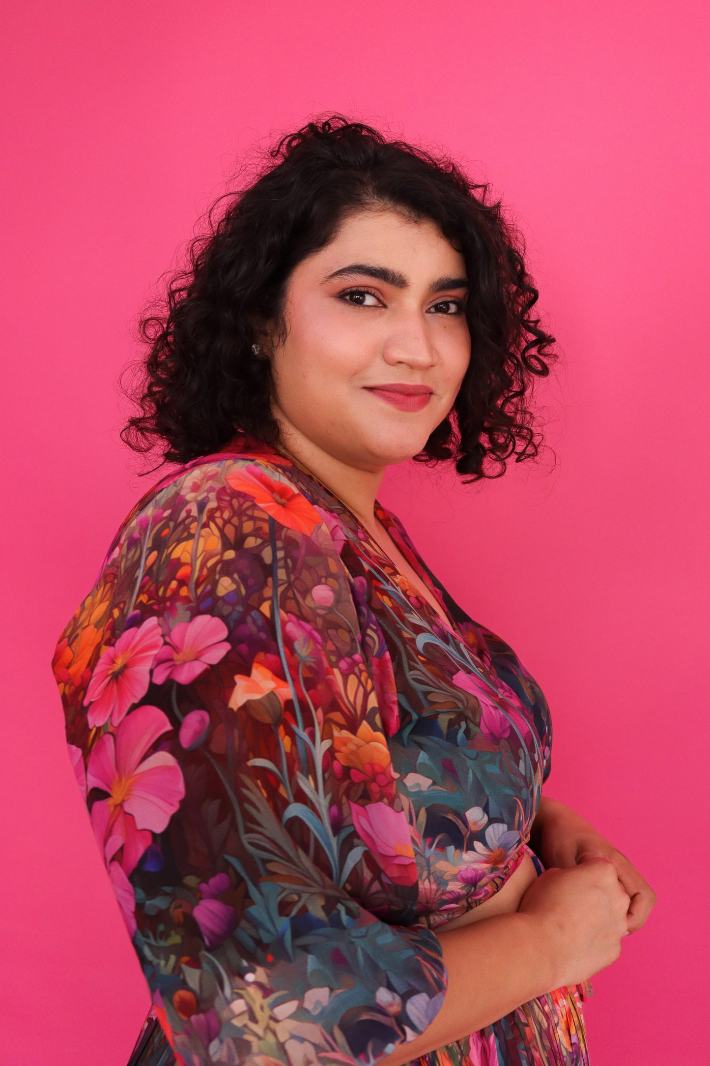 VALLEY OF FLOWERS- WRAP TOP