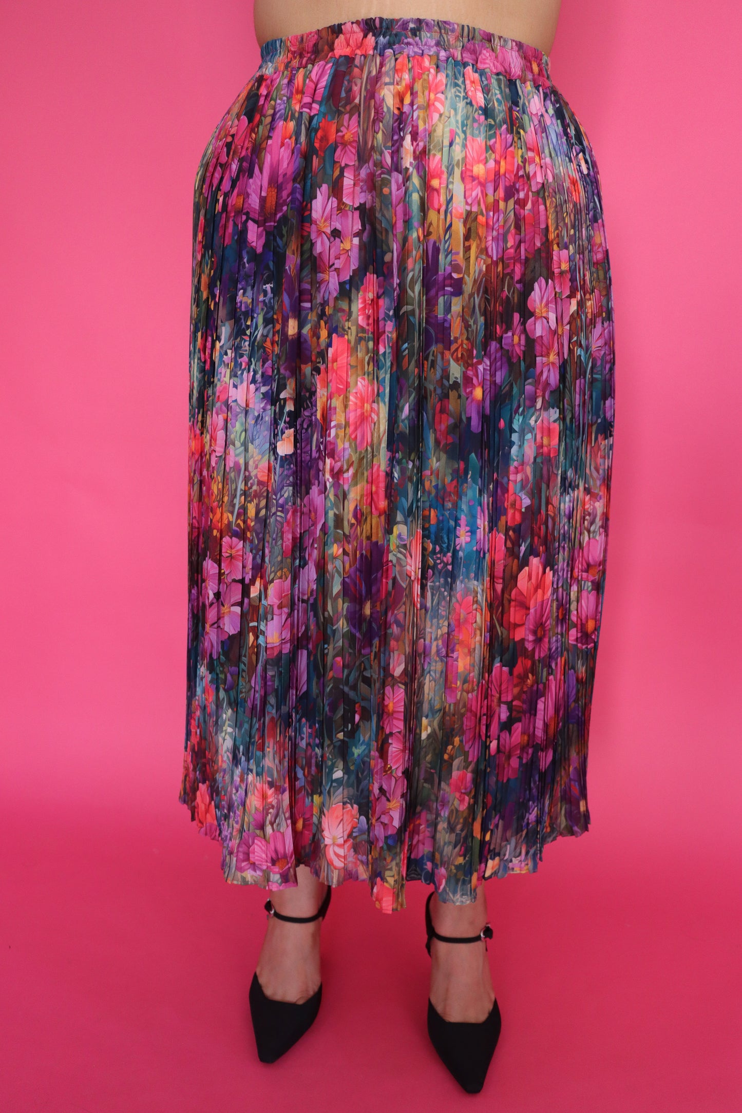 VALLEY OF FLOWER WRAP TOP & SKIRT
